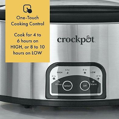 Crockpot™ 6-qt. Easy-to-Clean Slow Cooker