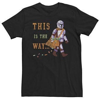 Big & Tall Star Wars The Mandalorian This Is The Way Trick Or Treat Tee