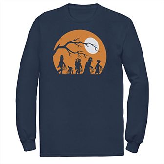 Big & Tall Star Wars Trick Or Treat Halloween Silhouette Long Sleeve Tee