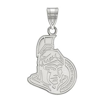 LogoArt Sterling Silver Ottawa Senators Large Pendant