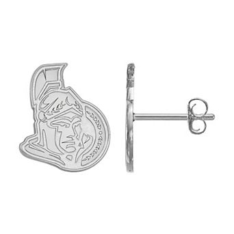 LogoArt Sterling Silver Ottawa Senators Small Stud Earrings