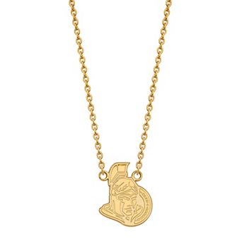 LogoArt Sterling Silver Ottawa Senators Large Logo Necklace