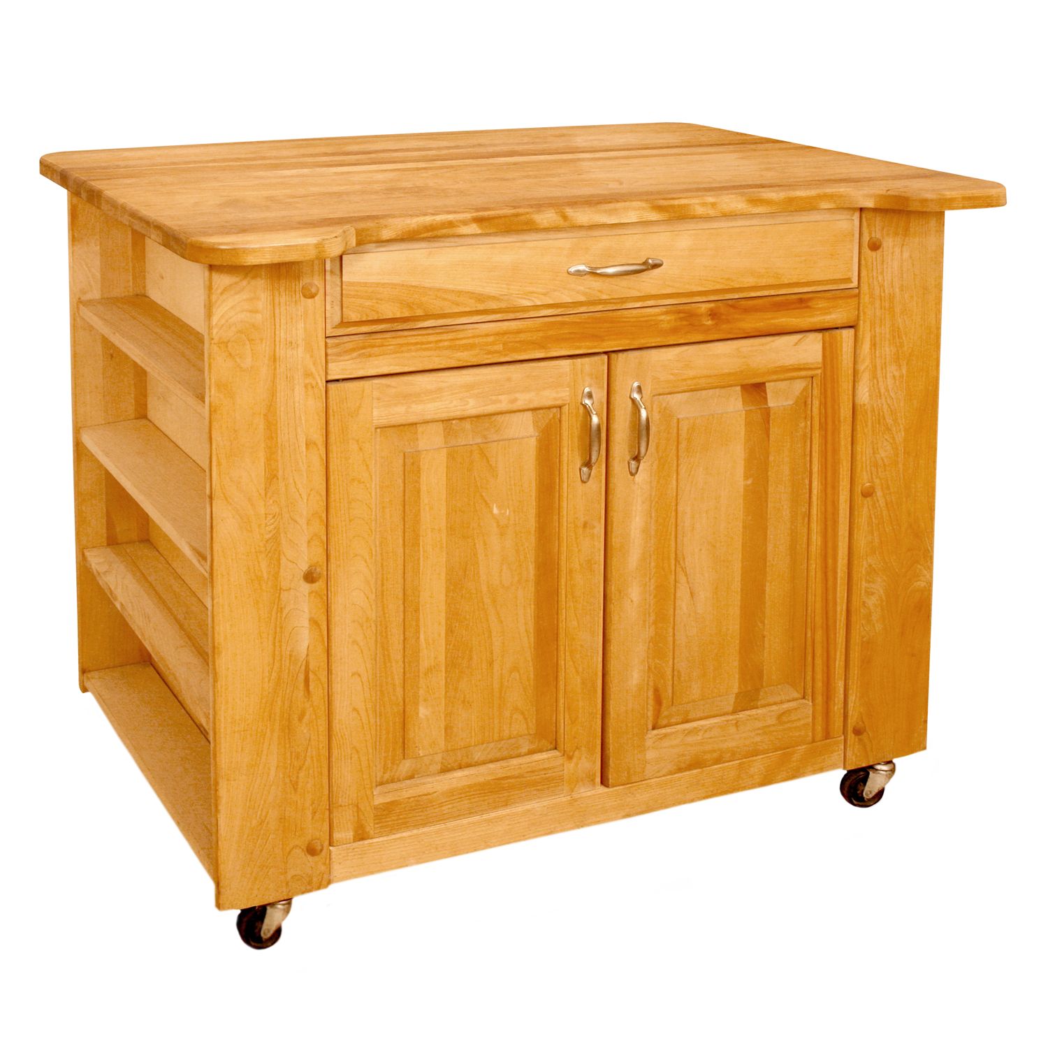 Catskill Craftsmen Deep Storage Large Island Kitchen Cart   535758