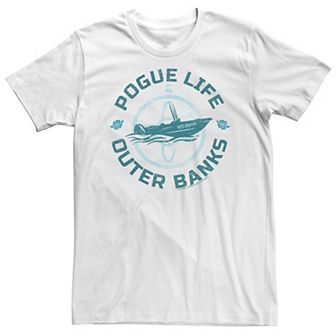 Big & Tall Outer Banks Rogue Life Blue Hue Portrait Tee