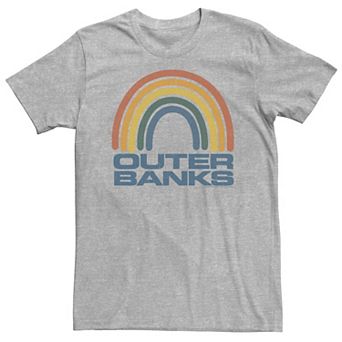 Big & Tall Outer Banks Rainbow Logo Tee