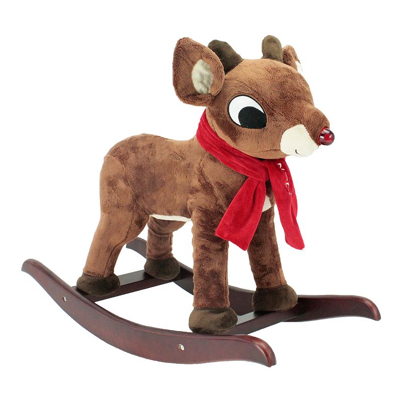 Animal Adventure Rudolph the Red-Nosed Reindeer Musical & Light-Up Rocker, 