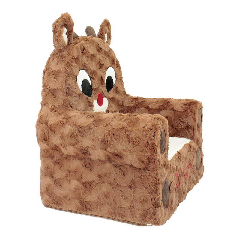 Animal Adventure Rudolph the Red-Nosed Reindeer Soft Foam Character Chair, 