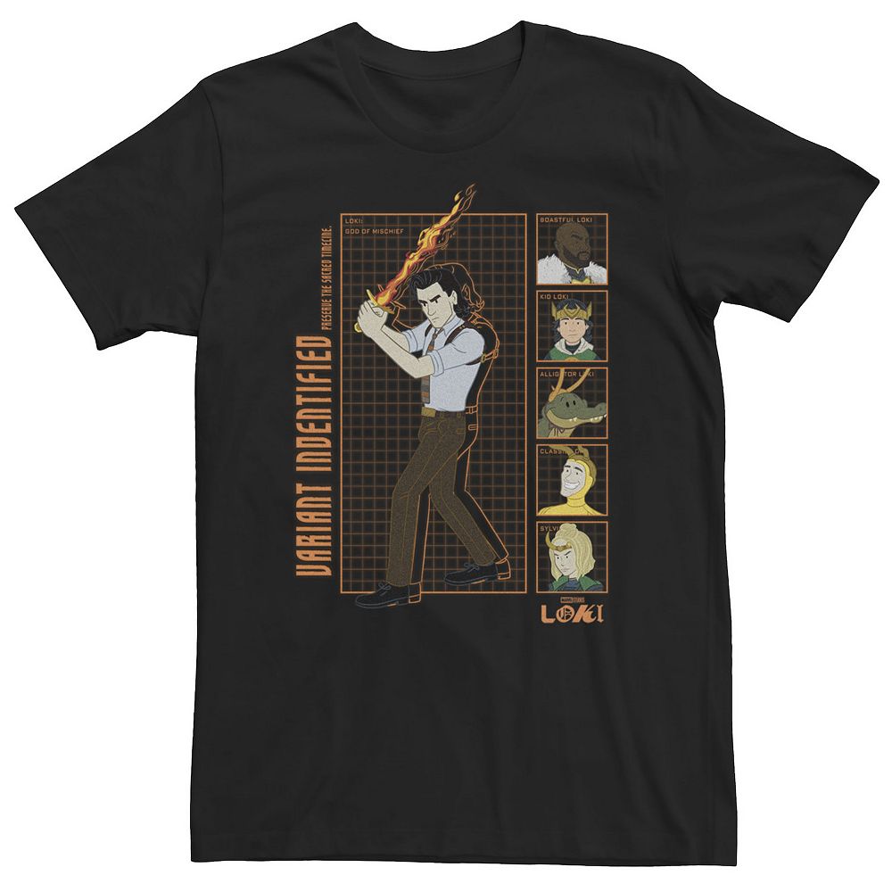 Big & Tall Marvel Loki Variant Screen Poster Tee