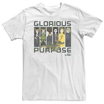 Big & Tall Marvel Loki Variants Glorious Purpose Panels Tee