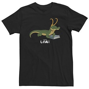 Big & Tall Marvel Loki Alligator Loki Happy Cartoon Tee