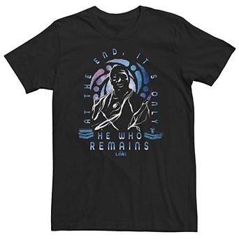 Big & Tall Marvel Loki "He Who Remains" Sketch Portrait Tee