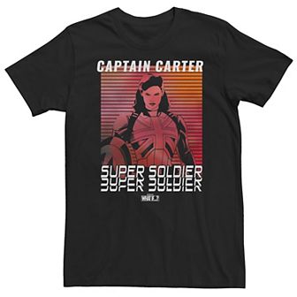 Big & Tall Marvel Captain Carter Super Soldier Tee