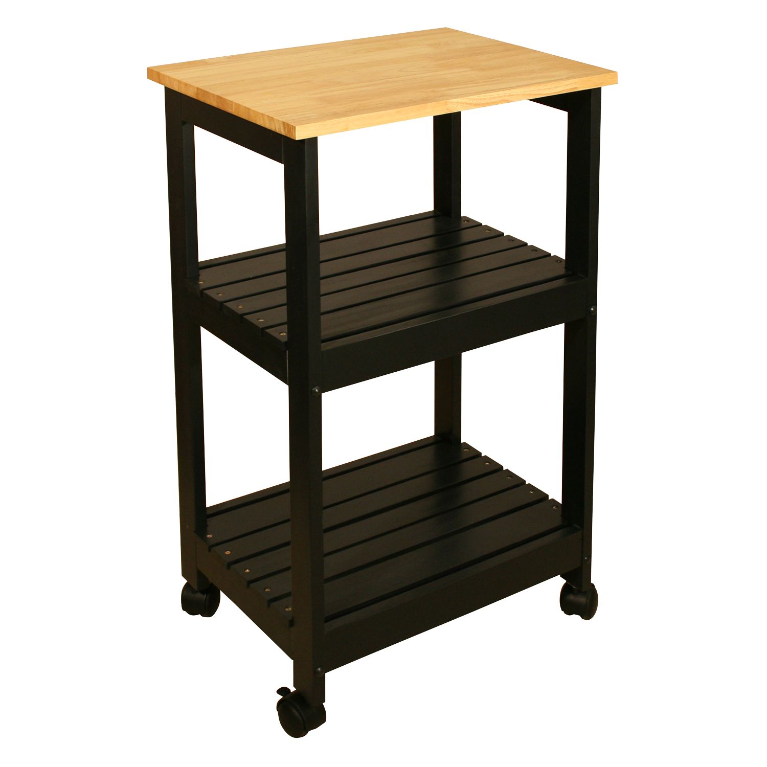 Catskill Craftsmen Utility Kitchen Cart   535775 Black