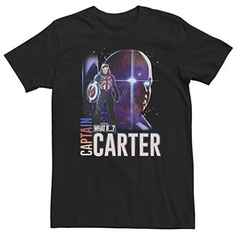 Big & Tall Marvel What If Carter And Watcher Galactic Poster Tee