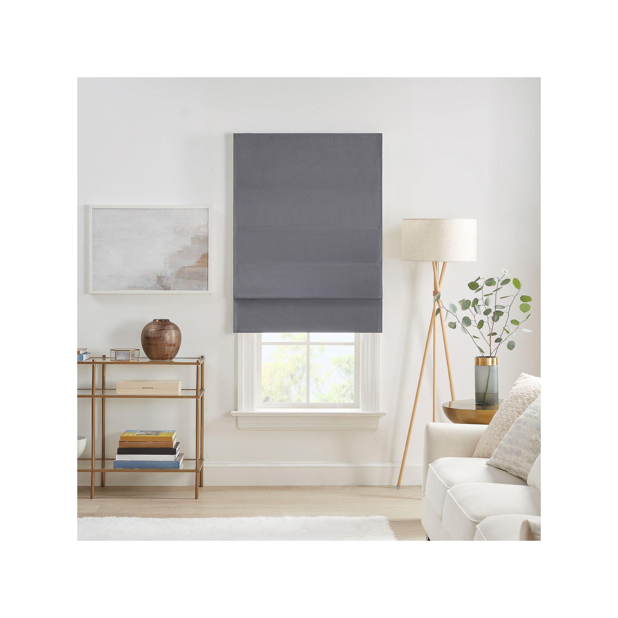 eclipse Dillan Linen-Like Textured Solid 100% Total Blackout Cordless Roma