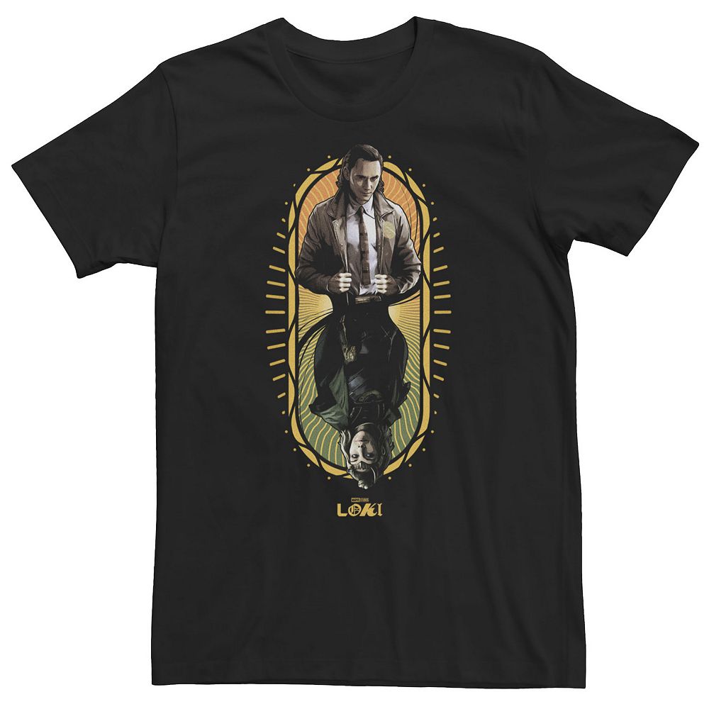 Big & Tall Marvel Loki Variants Flipped Poster Tee
