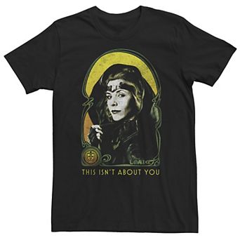 Big & Tall Marvel Loki Sylvie "This Isn't About You" Portrait Tee