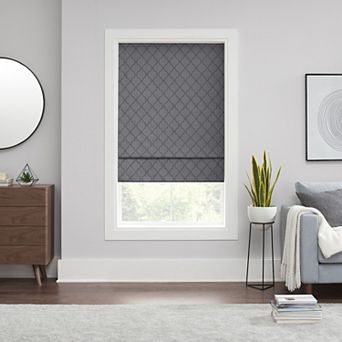 eclipse Darien Ogee 100% Total Blackout Cordless Roman Shade 64" Length