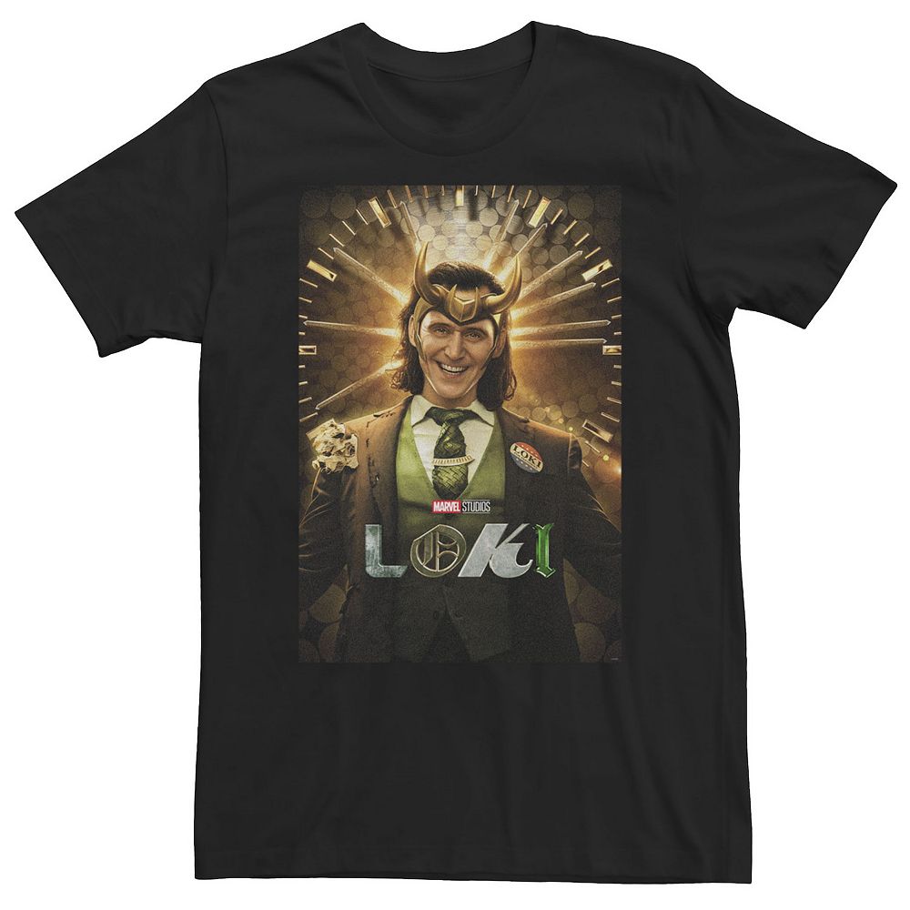 Big & Tall Marvel Loki Poster Tee