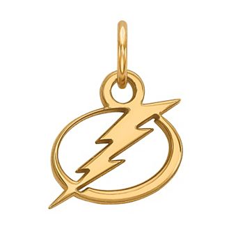 LogoArt 10k Gold Tampa Bay Lightning Mini Logo Pendant