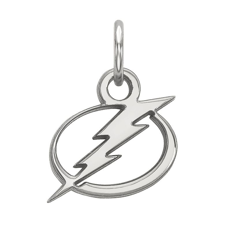 LogoArt Sterling Silver Tampa Bay Lightning 2020 Stanley Cup Champions Small Pendant, Men's, Gold