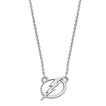 LogoArt Tampa Bay Lightning 10k Gold Small Logo Necklace