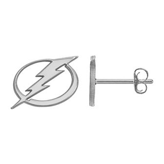 LogoArt 14k Gold Tampa Bay Lightning Mini Logo Stud Earrings