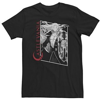 Big & Tall Netflix Castlevania Alucard Portrait Panel Tee