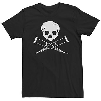 Big & Tall Jackass Skull And Crossbones Logo Tee