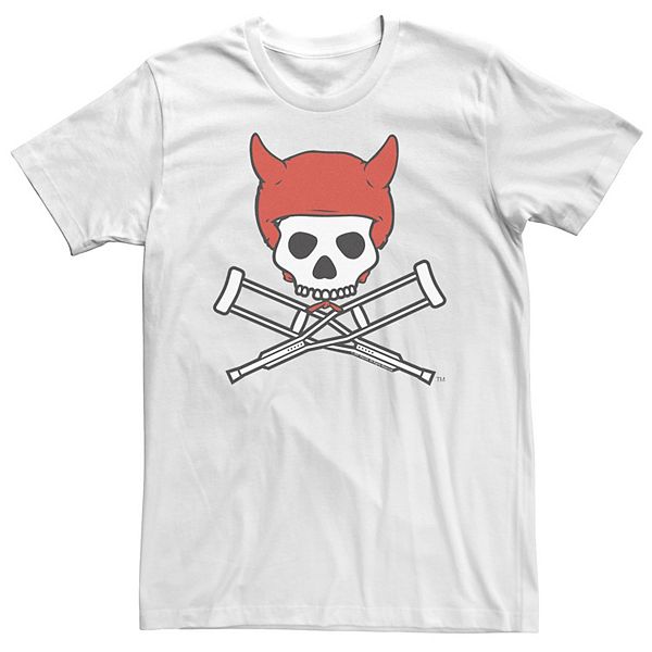 Big & Tall Jackass Devil Horns Skull Logo Tee