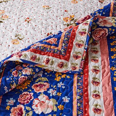 Greenland Home Fashions Marsha Quilt Set with Shams
