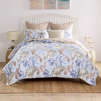 Greenland Home Fashions Tropics Quilt Set with Shams