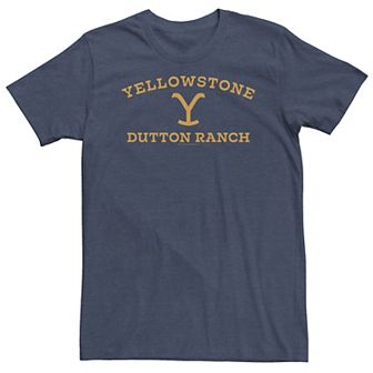 Big & Tall Yellowstone Dutton Ranch Logo Tee