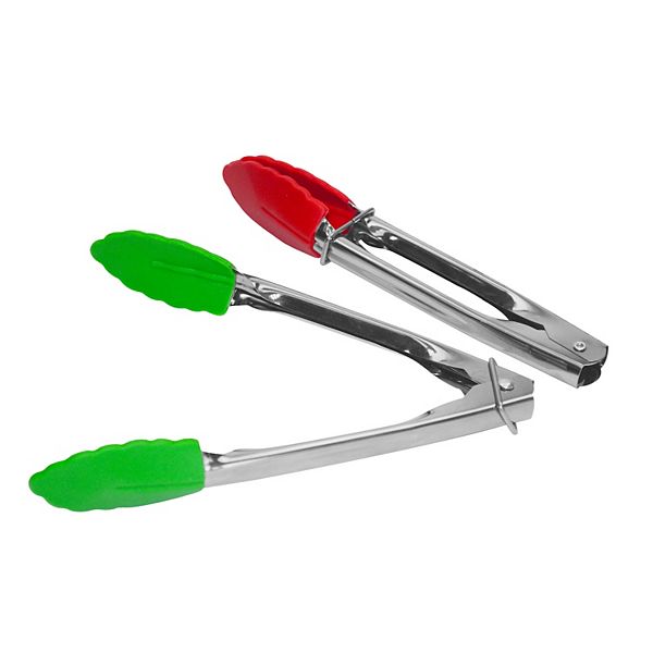 Celebrate Together™ Summer 2-pc. Red and Green Mini Tongs Set