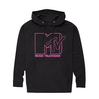 Men's MTV Classic Logo Pink Hoodie