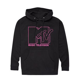 Men's MTV Classic Logo Pink Hoodie