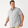 Men's Big & Tall Apt. 9® Slim-Fit Athleisure Untucked Tech Button-Down Shirt