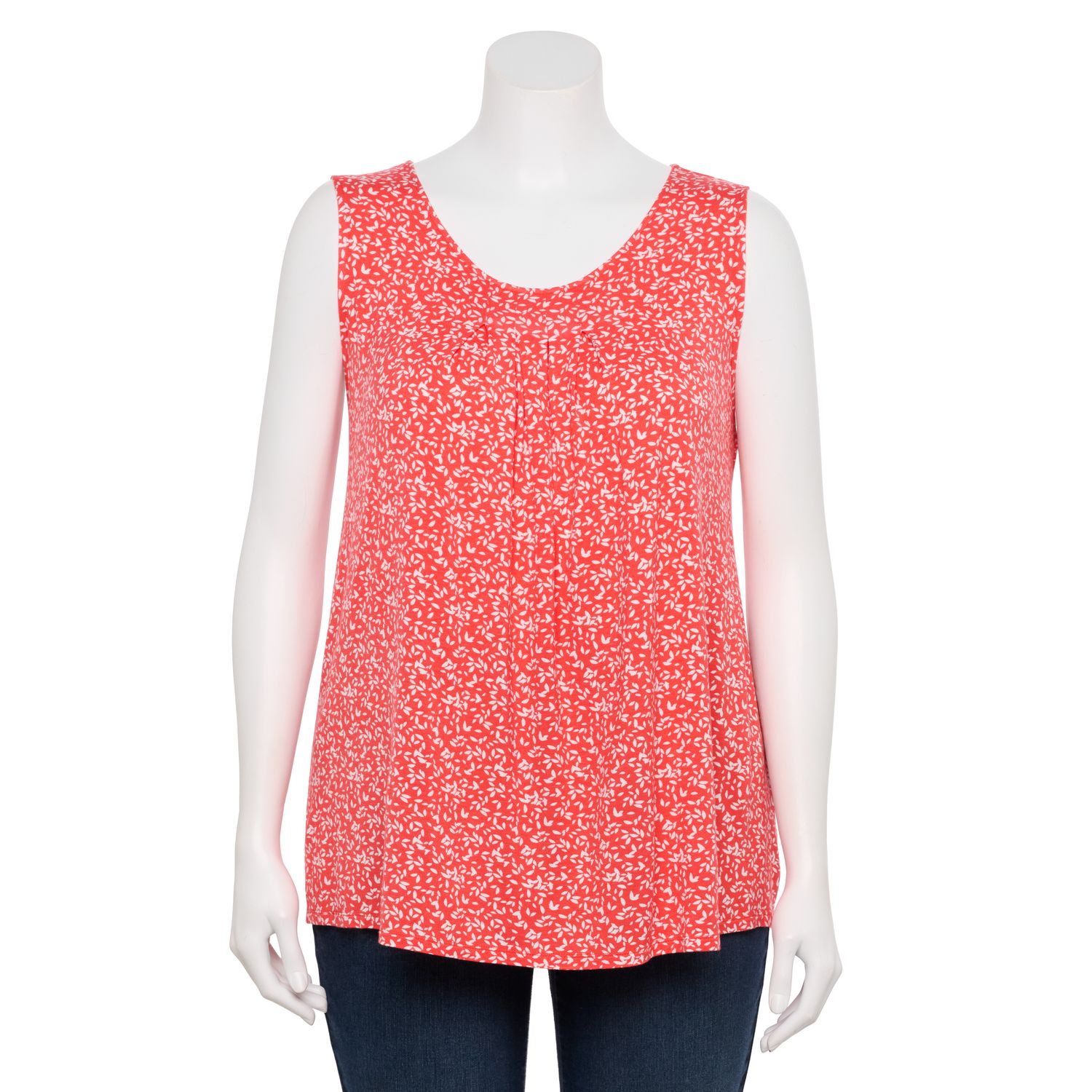 kohls plus size sleeveless tops