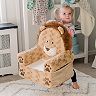 Animal Adventure Soft Landing Lion Sweet Seats Premium Character Chair with Carrying Handle & Side Pockets