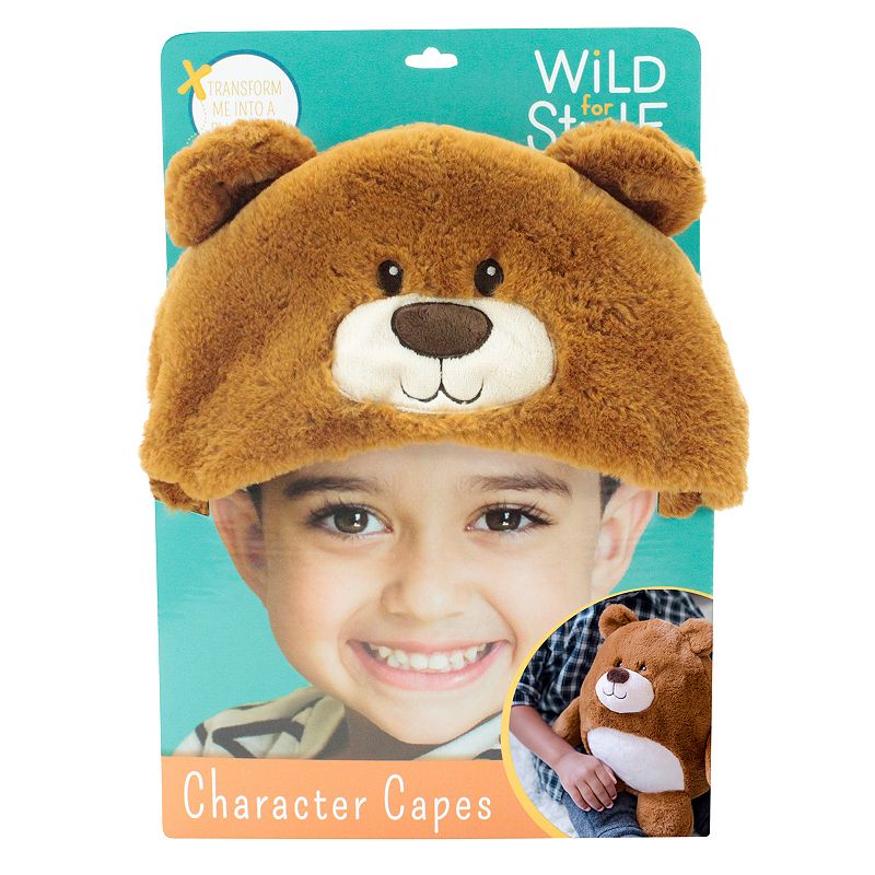 Animal Adventure Wild for Style 2-in-1 Transformable Bear Character Cape & 