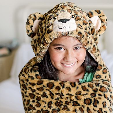 Animal Adventure® Wild for Style™ 2-in-1 Transformable Leopard Character Cape & Plush Pal