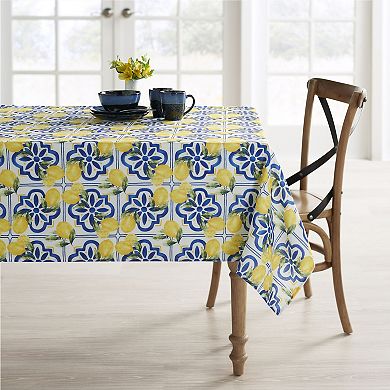 Food Network™ Modern Charm Lemon Tablecloth