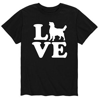 Men's Love Golden Retriever Tee