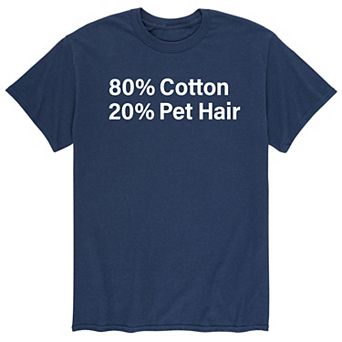 Men's Percent 20 Percent Pet Hair Tee