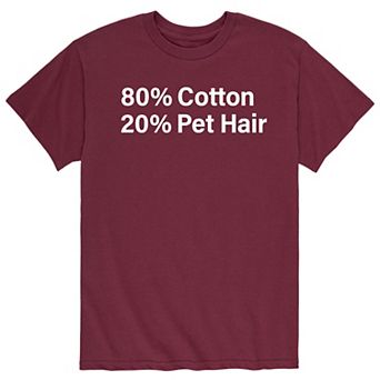 Men's Percent 20 Percent Pet Hair Tee