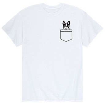 Men's Pocket Dog Frenchie Tee
