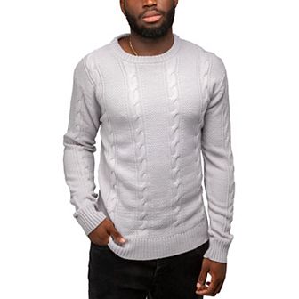 Men's Xray Regular-Fit Cable-Knit Sweater