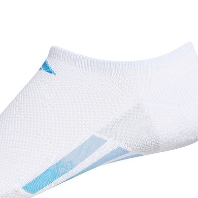 Women's adidas Superlite Stripe No-Show Socks 3-Pack