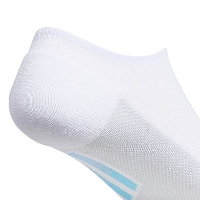 Women's adidas Superlite Stripe No-Show Socks 3-Pack