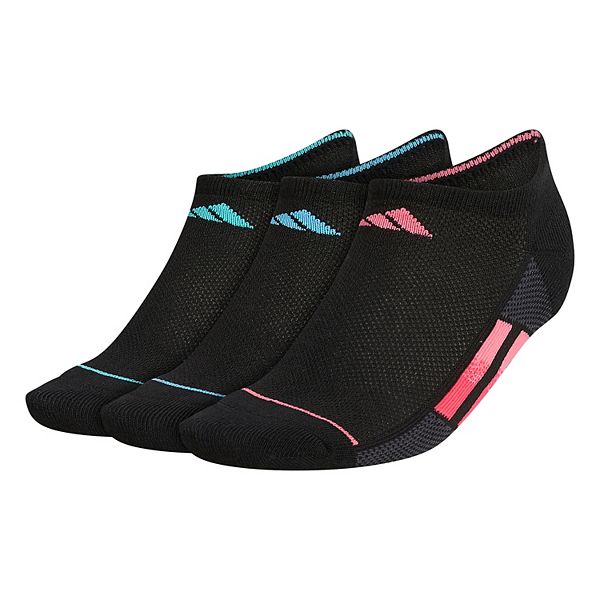 Women's adidas Superlite Stripe No-Show Socks 3-Pack